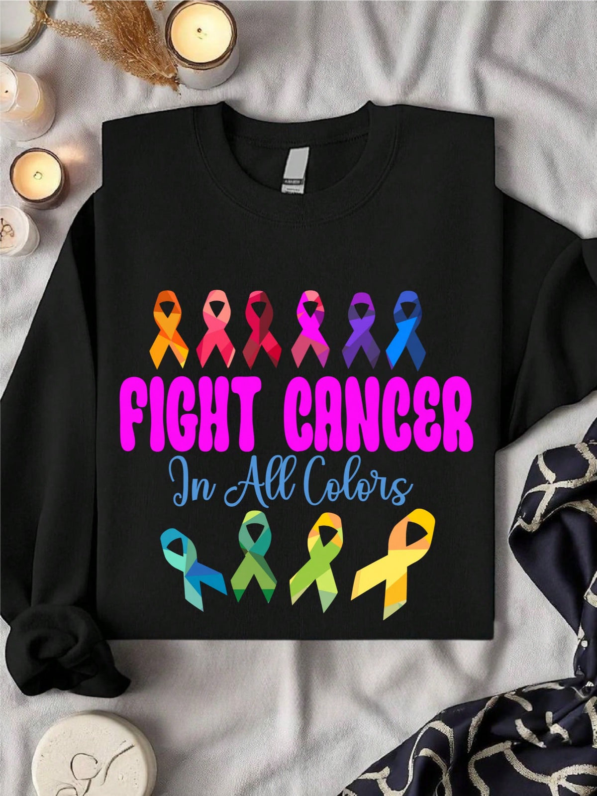Fight Cancer In All Colors Sweatshirt