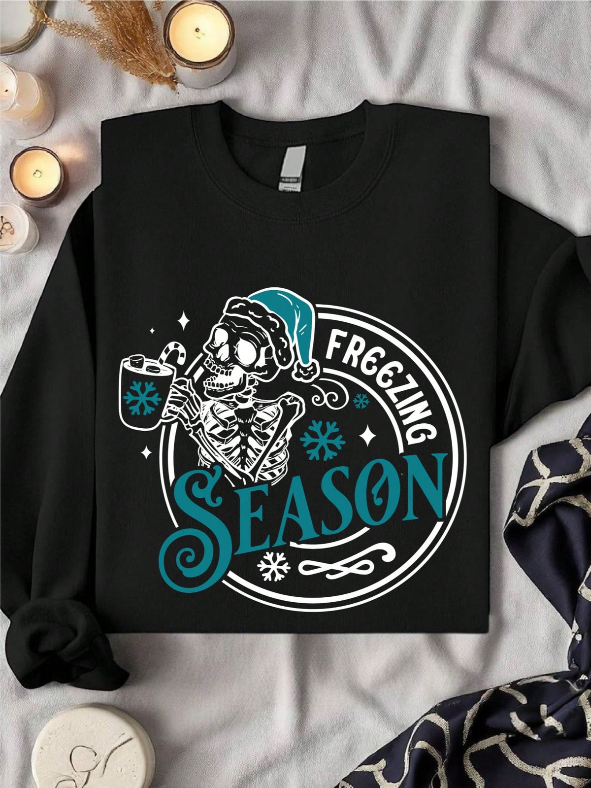 Freezing Season Skeleton Sweatshirt