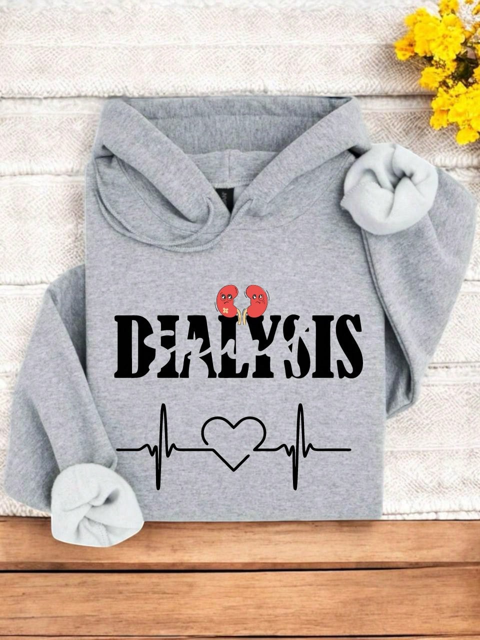 Dialysis Crew Heartbeat Hoodie