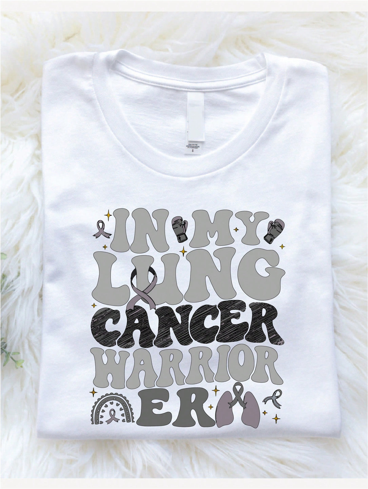 Retro In My Lung Cancer Warrior Era T-Shirt