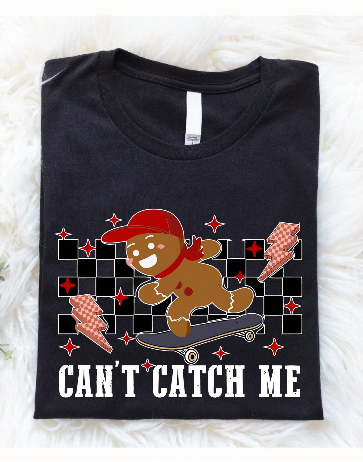 Can't Catch Me Boys Christmas T-Shirt