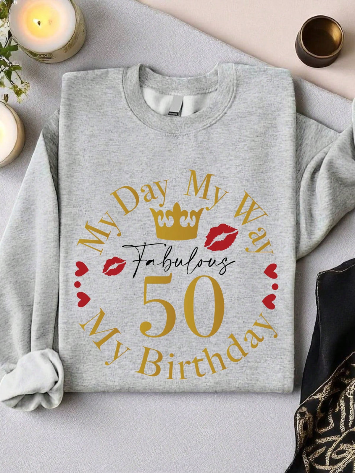My Day My Birthday 50th Sweatshirt