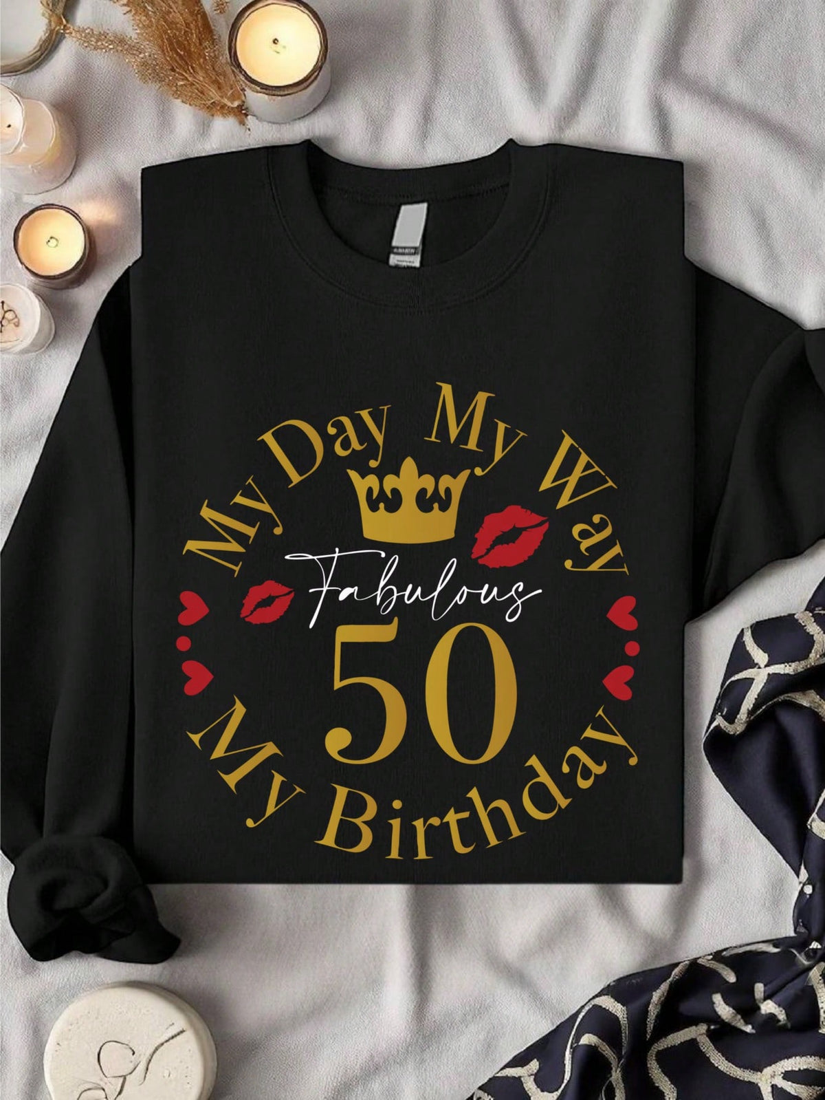 My Day My Birthday 50th Sweatshirt
