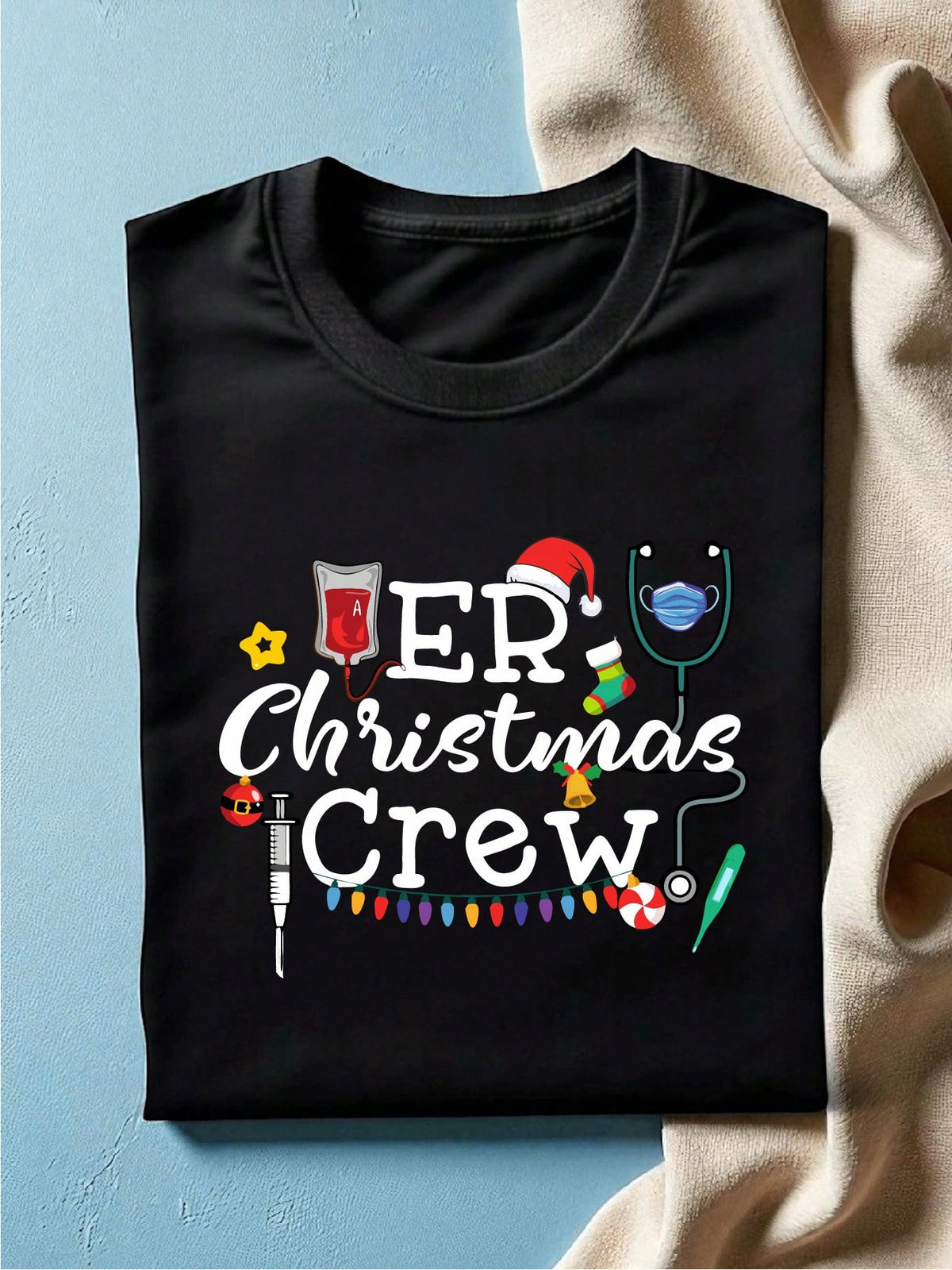 ER Christmas Crew T-Shirt