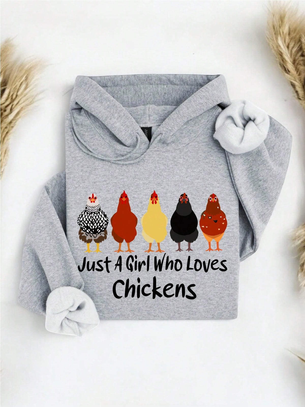 Just A Girl Who Loves Chickens Hoodie
