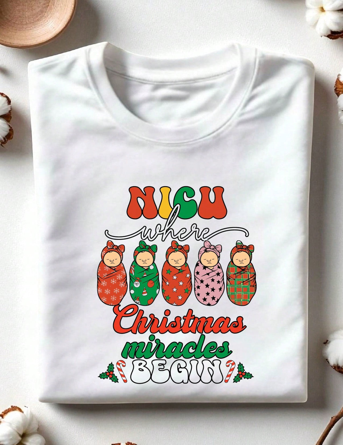 Where Christmas Miracles Begin T-Shirt