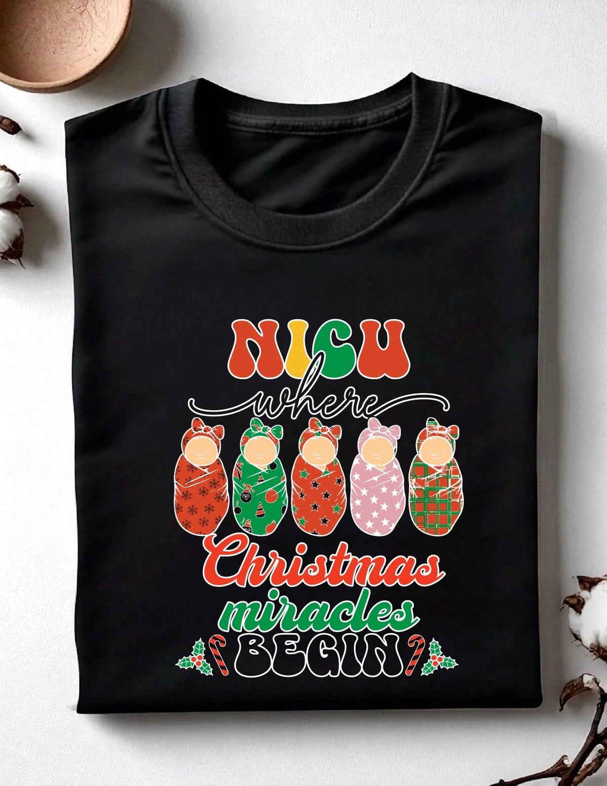Where Christmas Miracles Begin T-Shirt