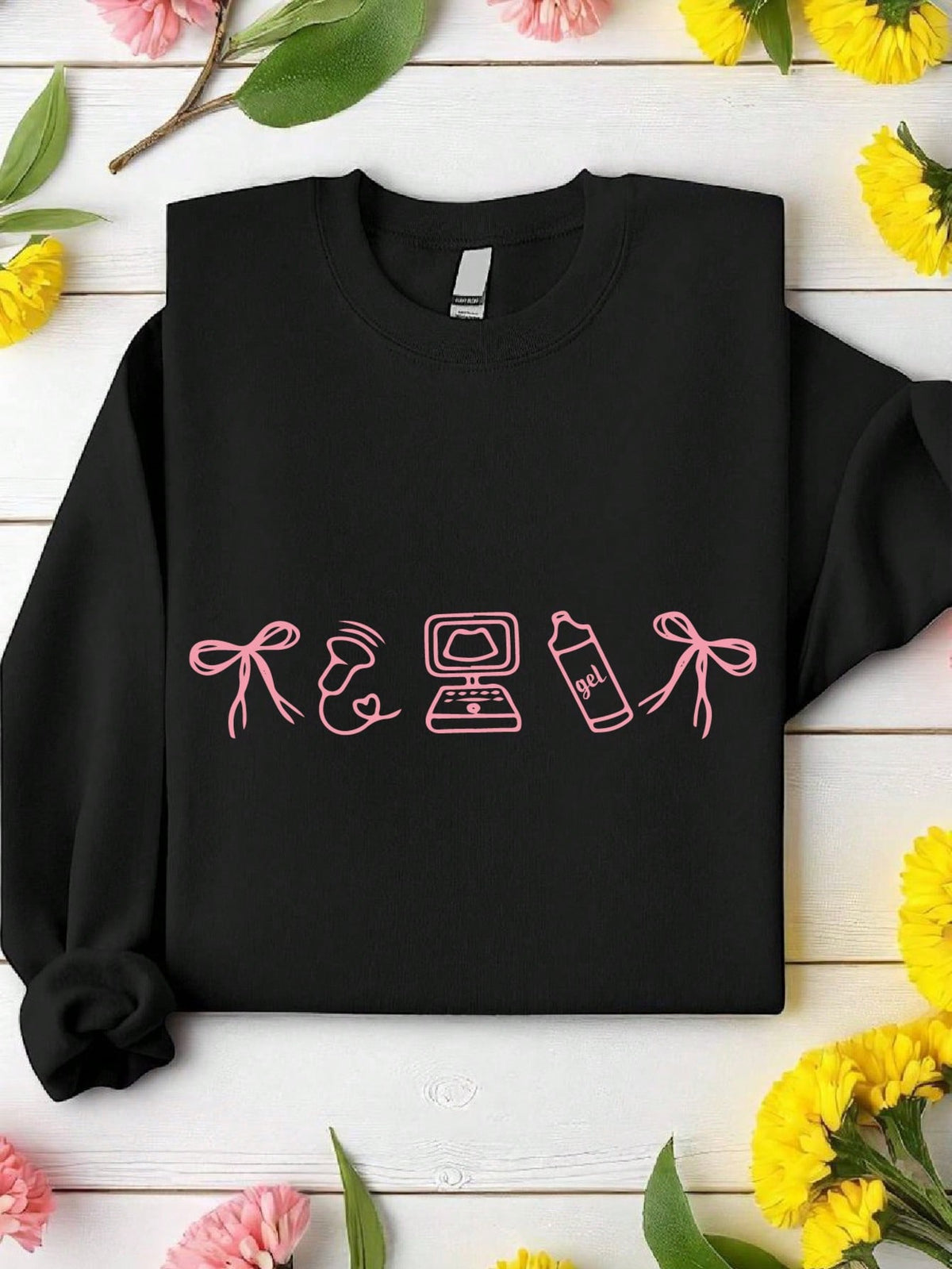 Coquette Sonographer Nurse Sweatshirt