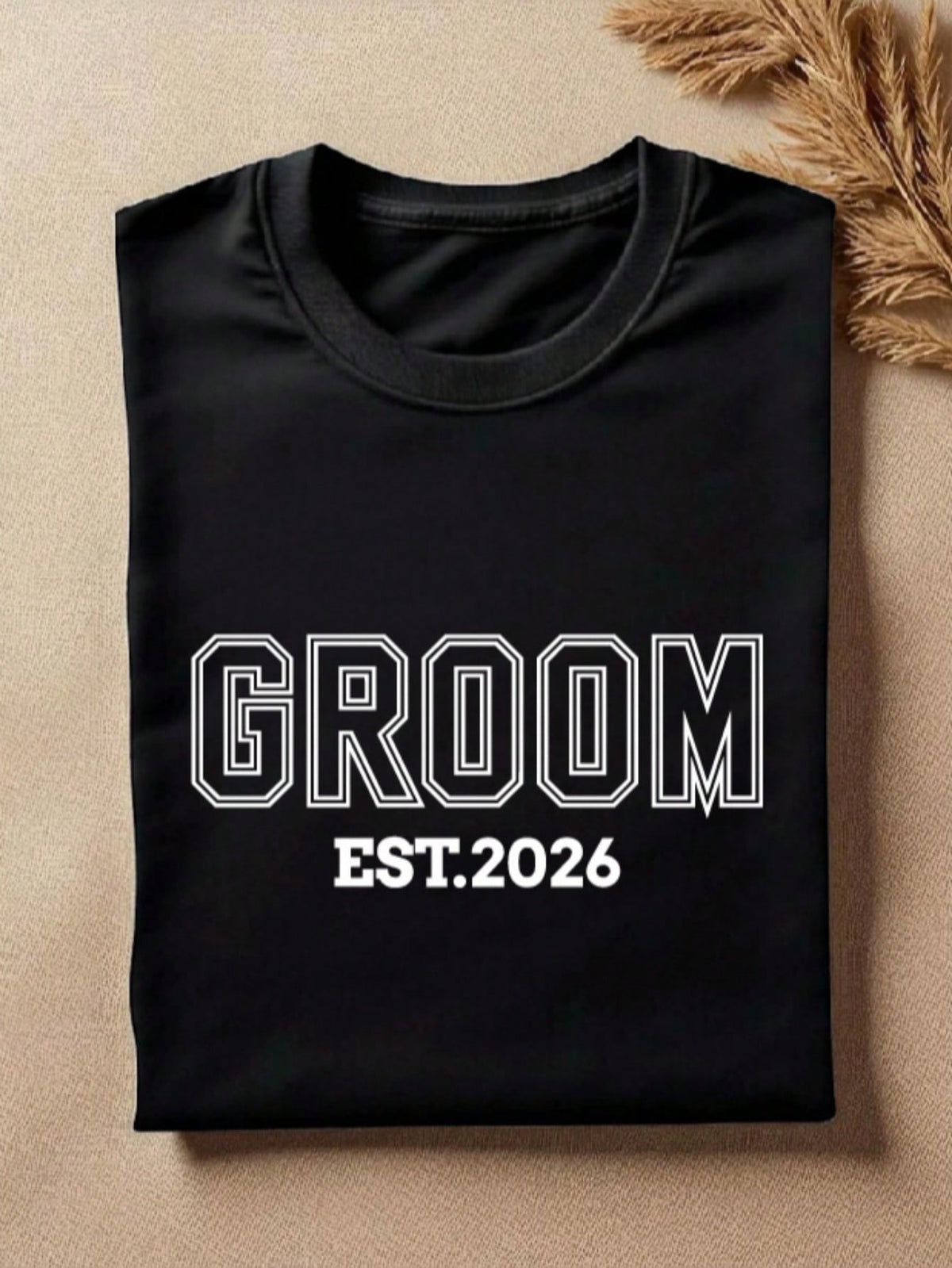 1 PC Bride Groom Est 2026 T-Shirt