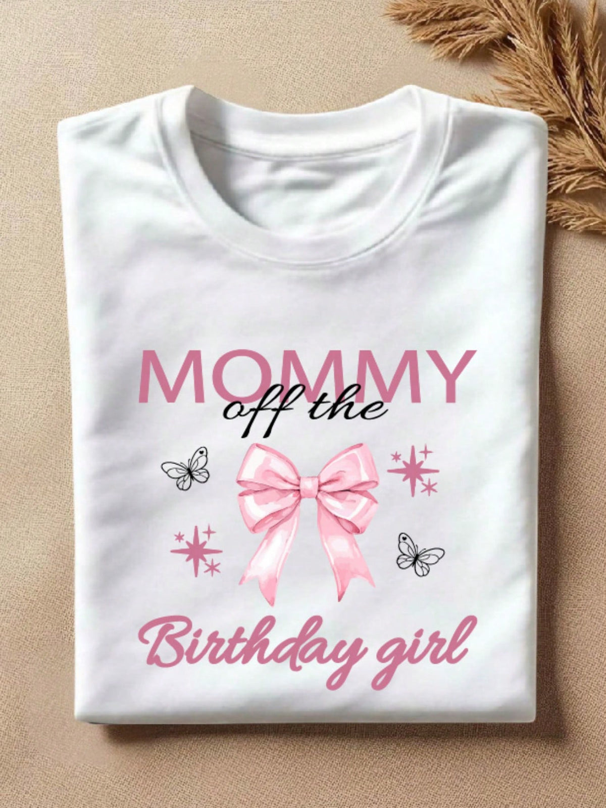 1 PC Mommy Daddy Of The Birthday Girl T-Shirt