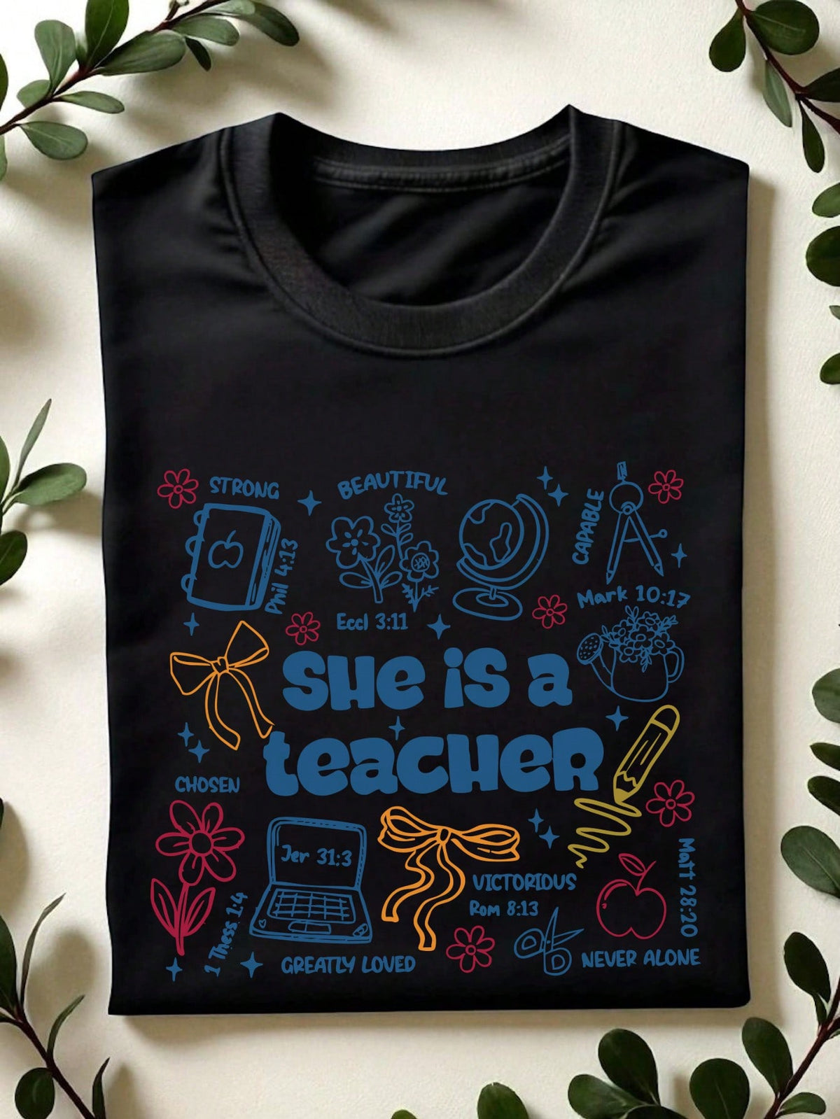 She Is A Teacher T-Shirt