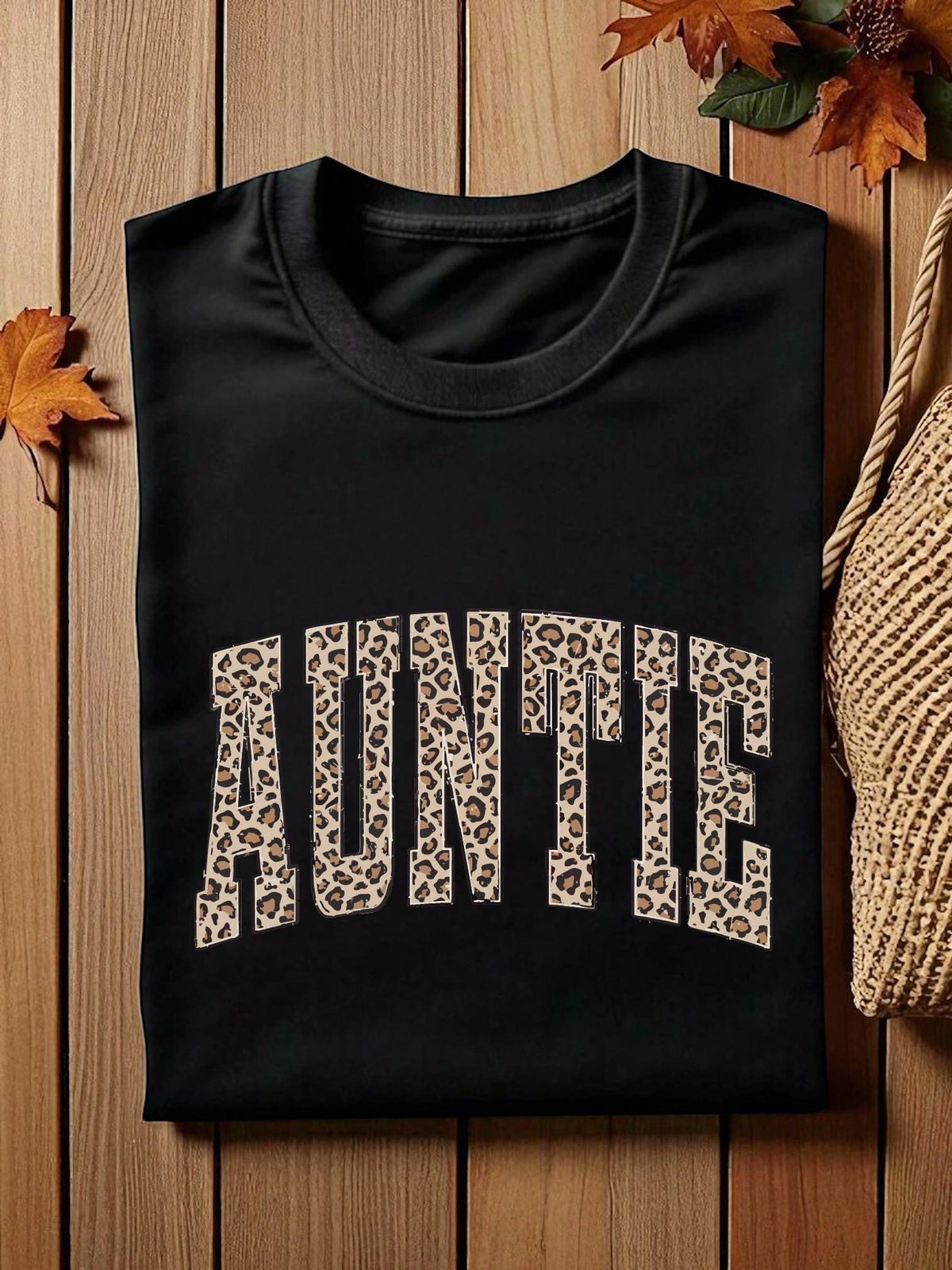 Leopard Auntie T-Shirt
