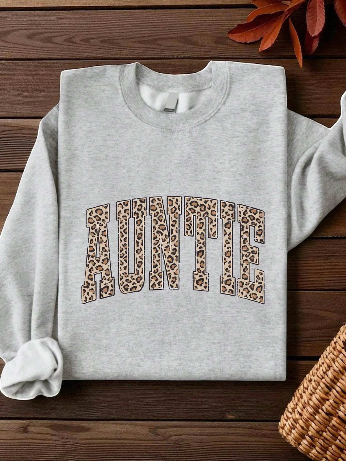 Leopard Auntie Sweatshirt