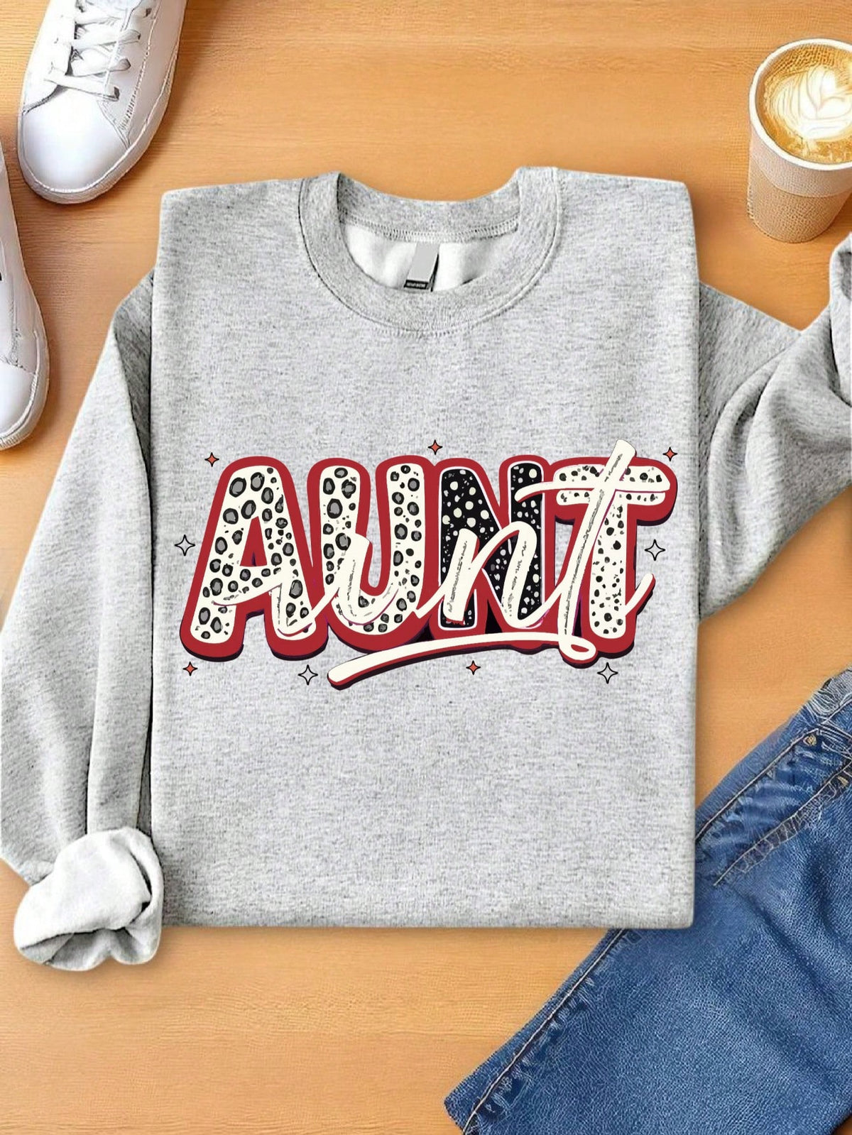 Aunt Leopard Sweatshirt