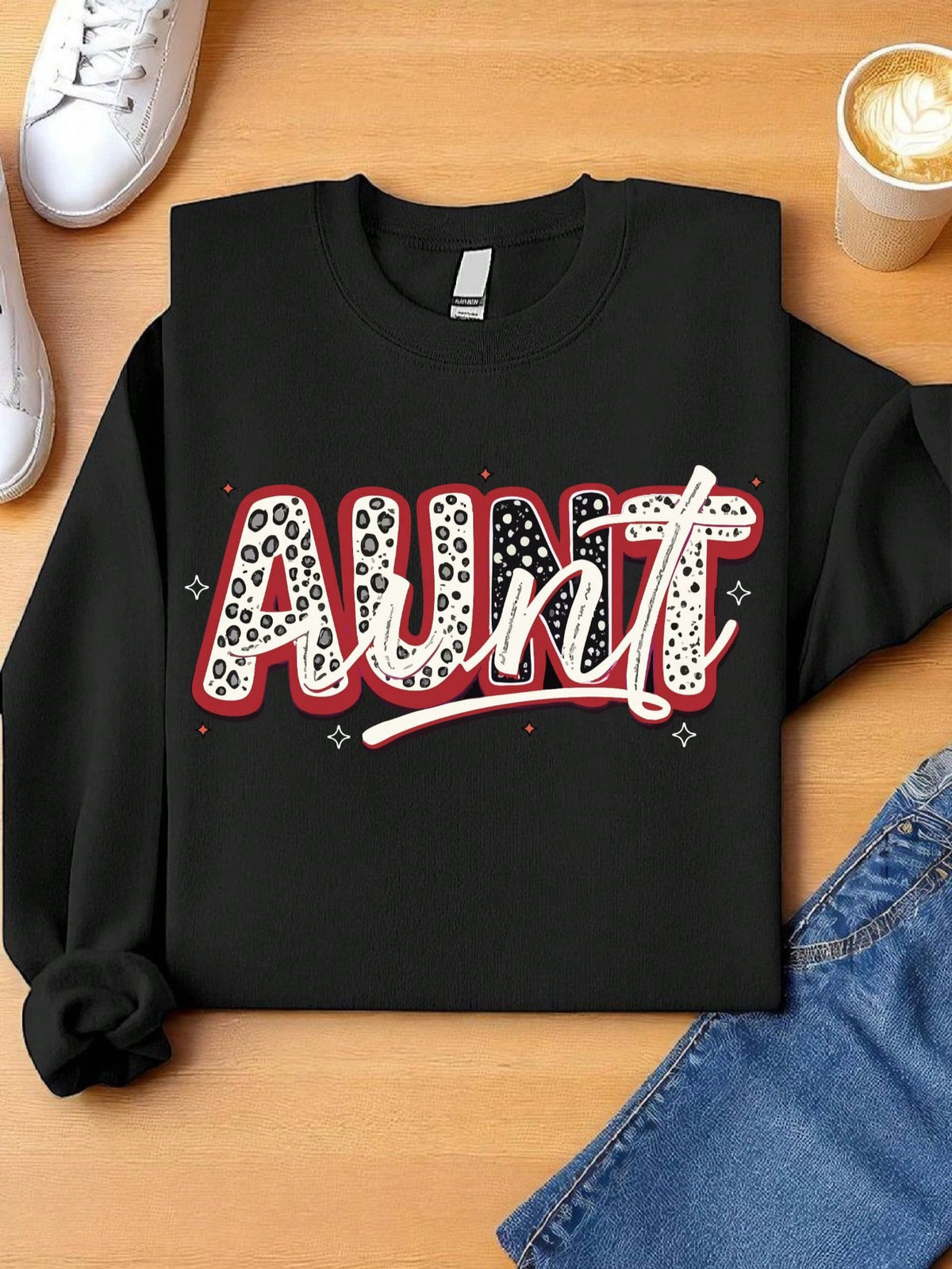 Aunt Leopard Sweatshirt