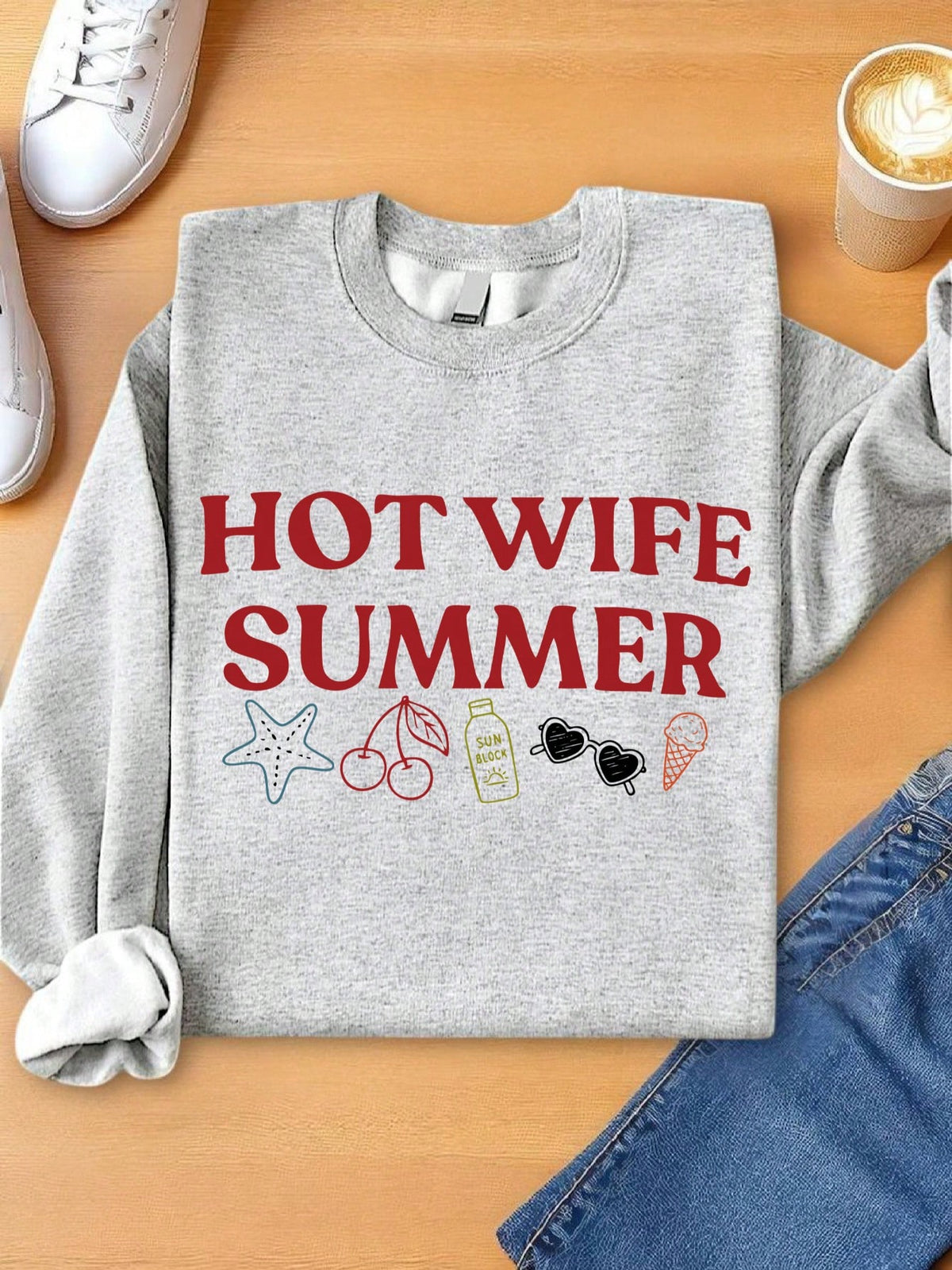 Hot Wife Summer Sweatshirt
