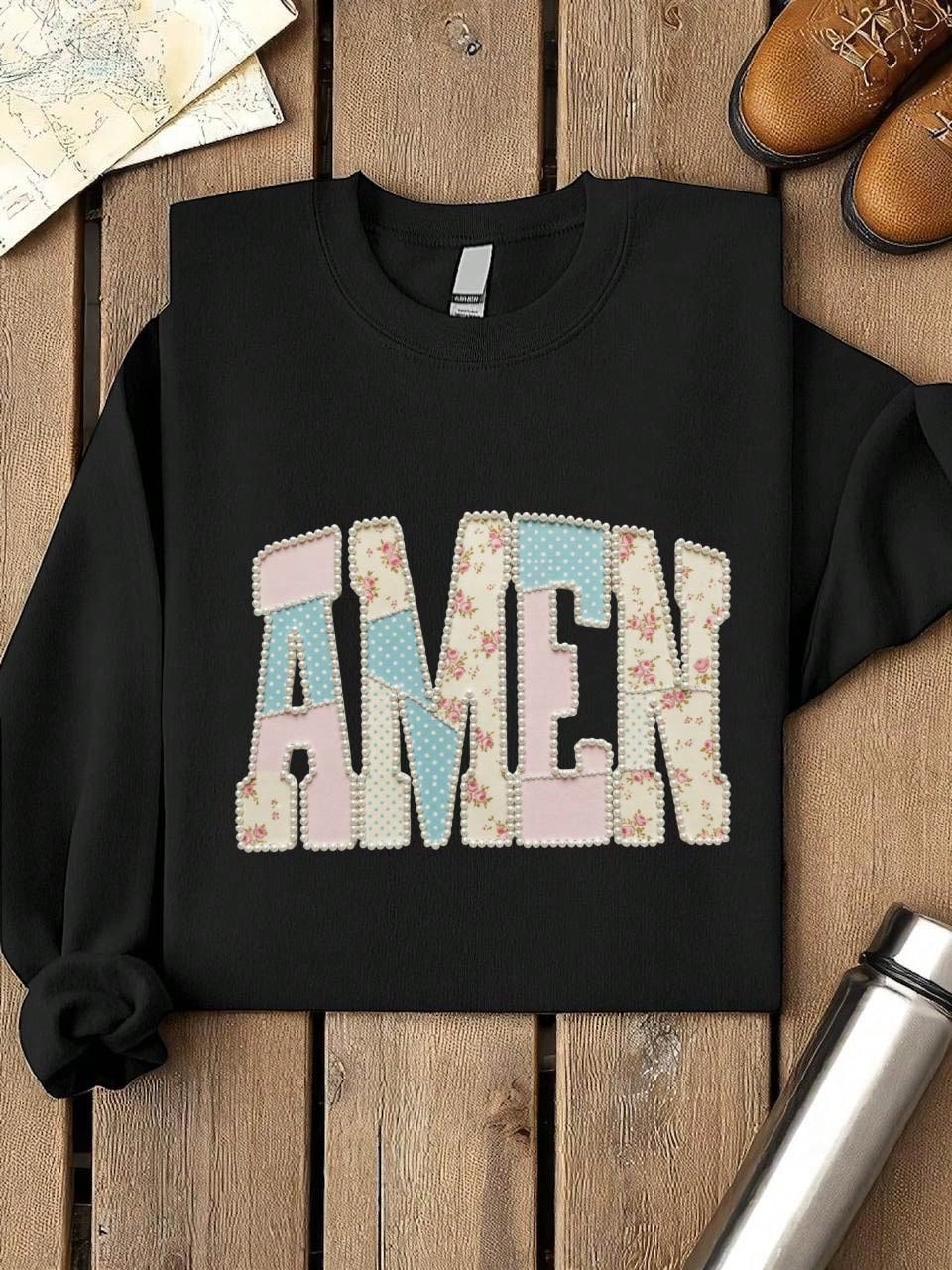 Amen Pearls Sweatshirt