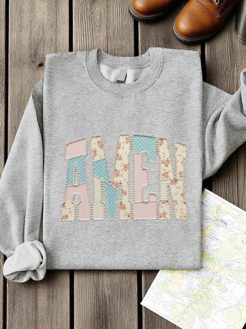 Amen Pearls Sweatshirt