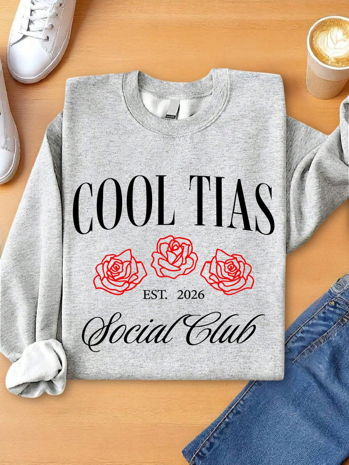 Cool Tias Social Club Est 2026 Sweatshirt