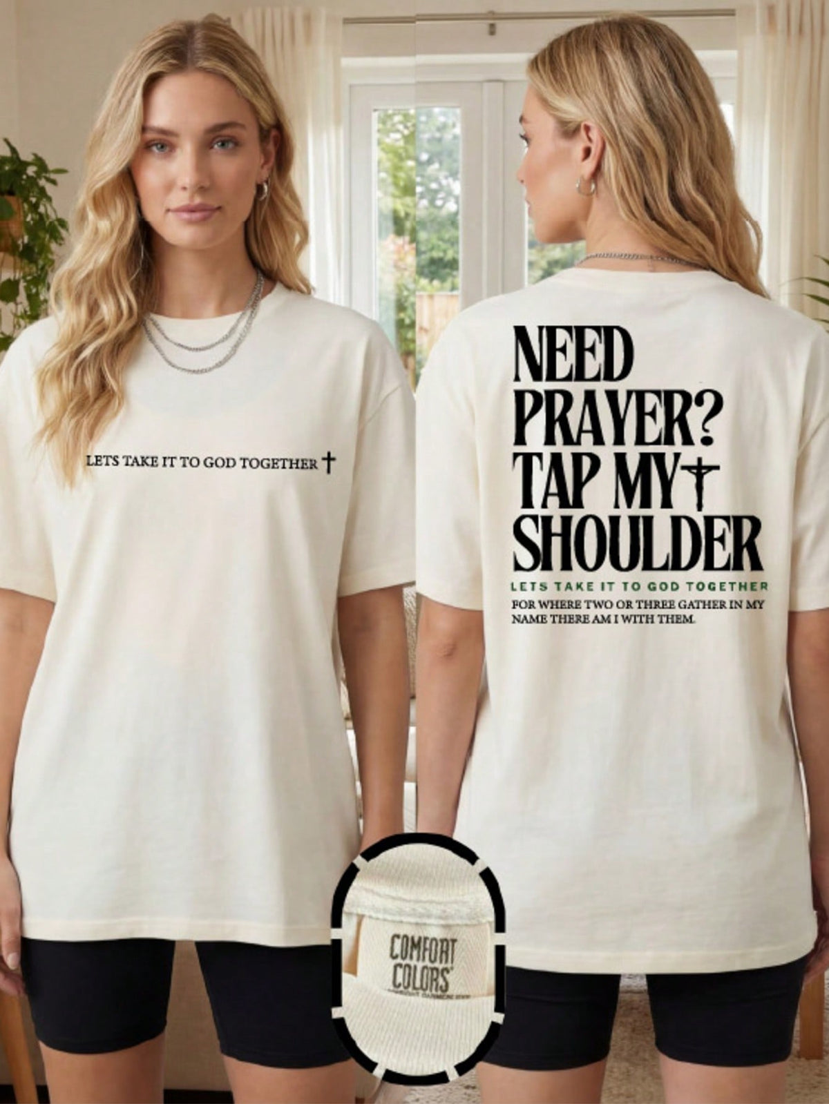 Need Prayer Tap My Shoulder T-Shirt