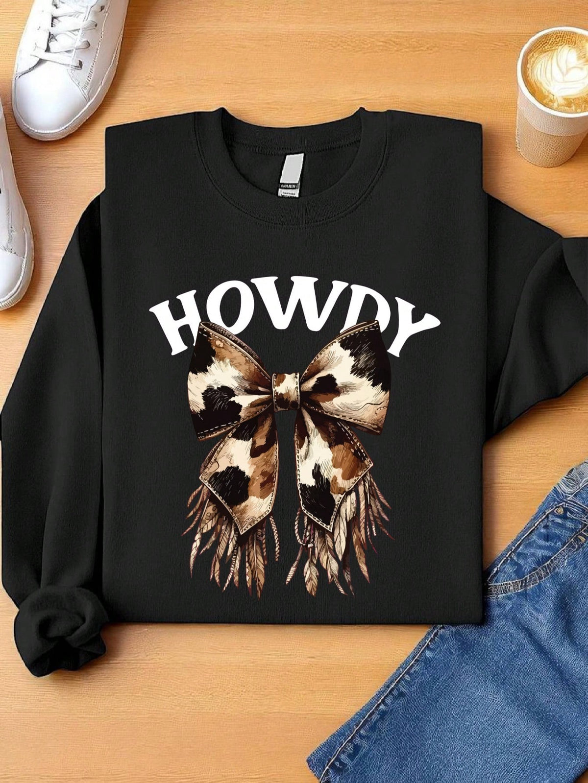 Howdy Coquette Bow Sweatshirt