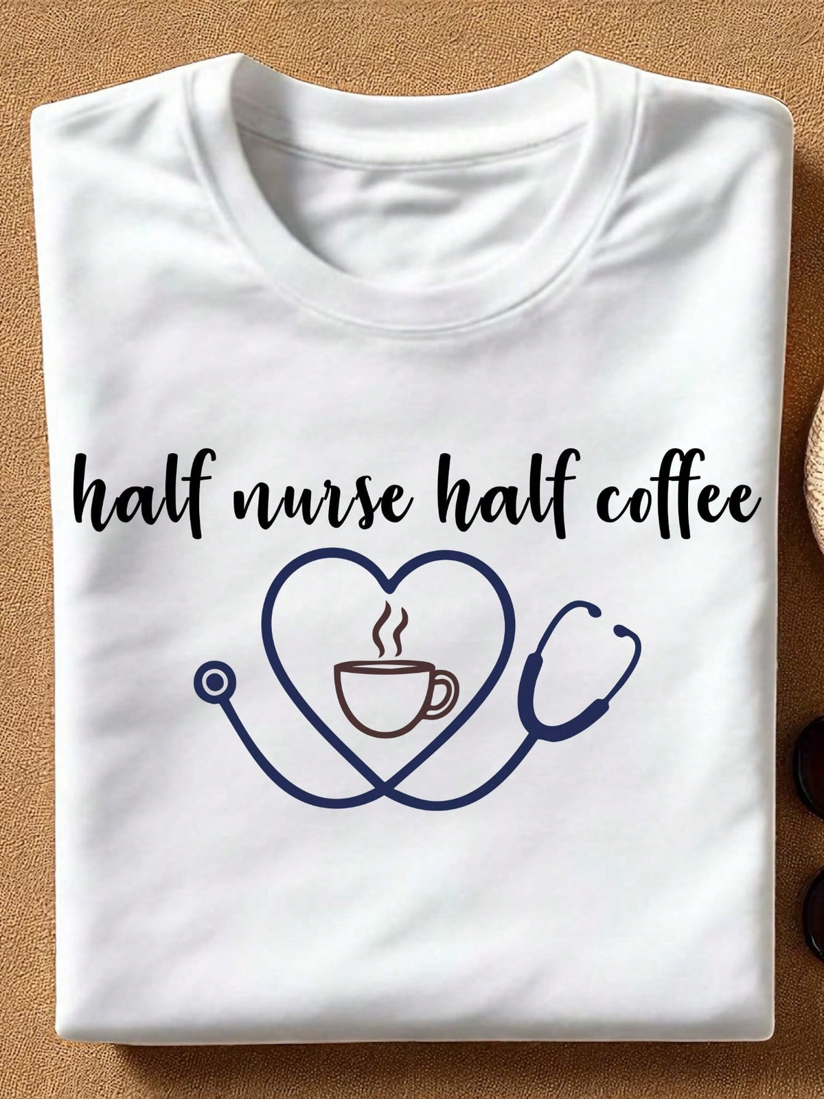 Half Nurse Half Coffee T-Shirt