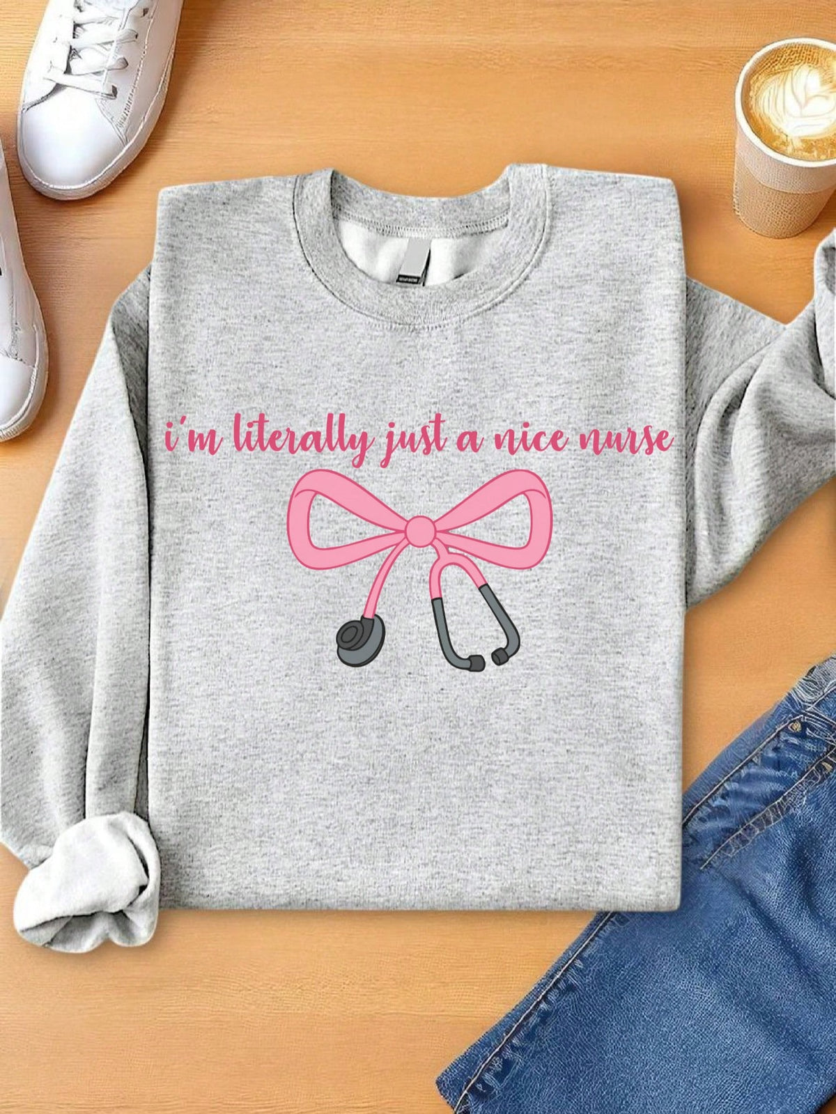 I'm Literally Just A Nicu Nurse Sweatshirt