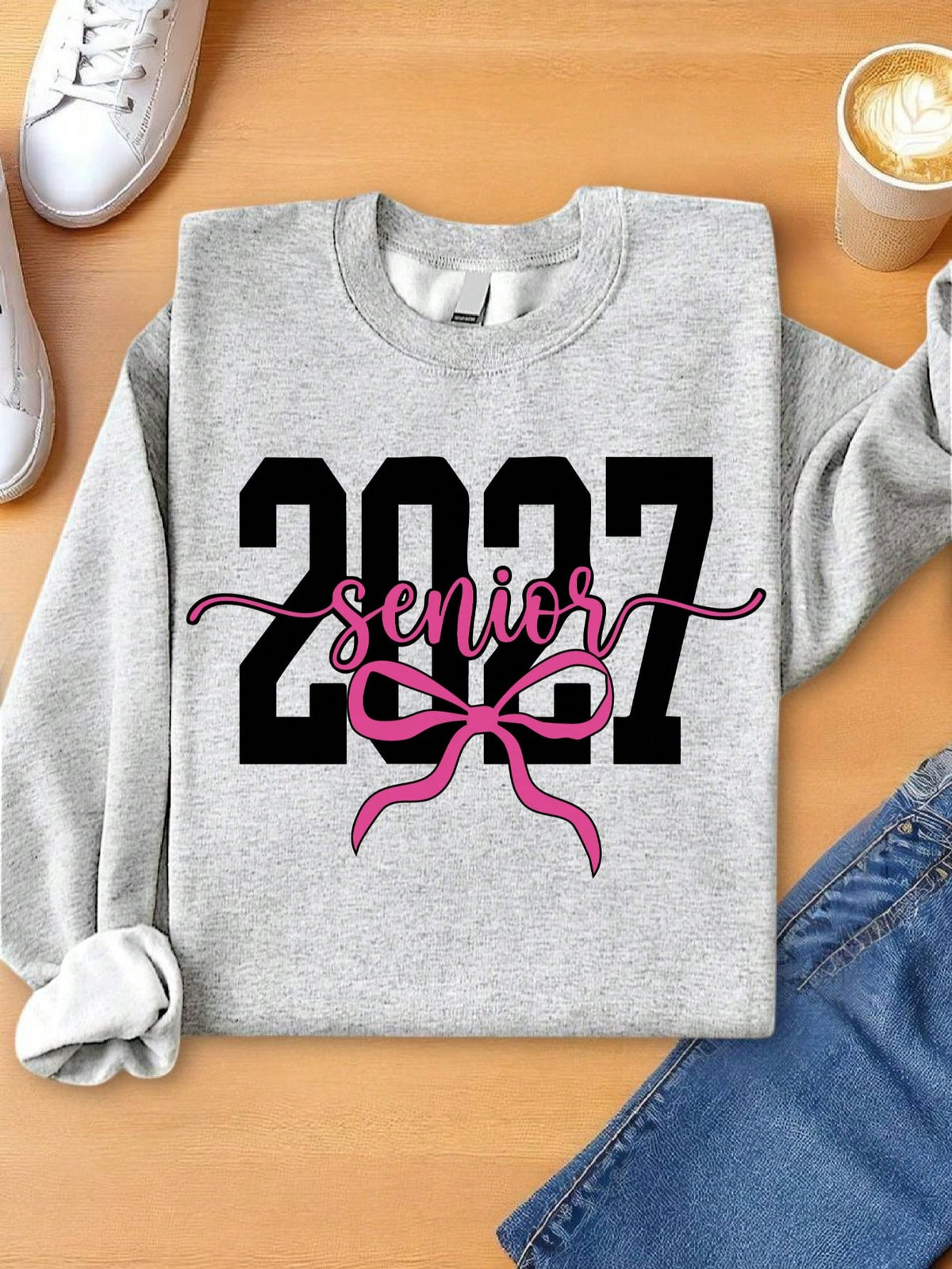 Senior 2027 Coquette Sweatshirt