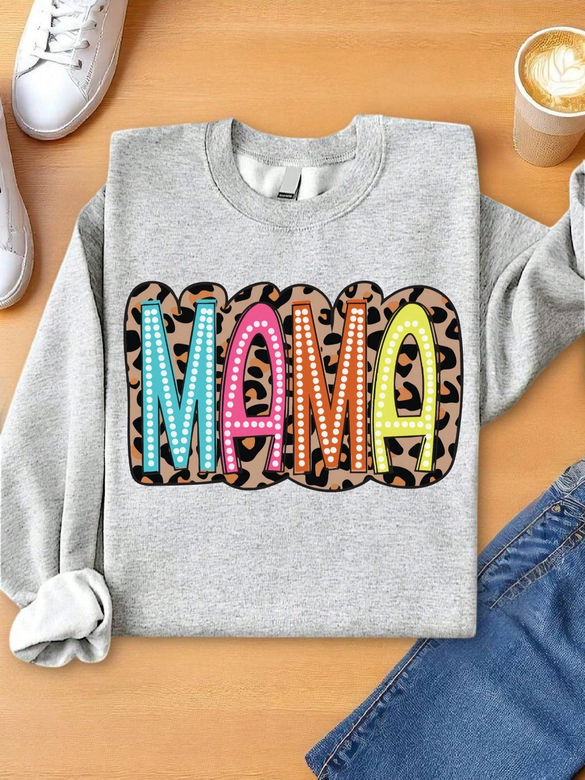 Leopard Mama Sweatshirt