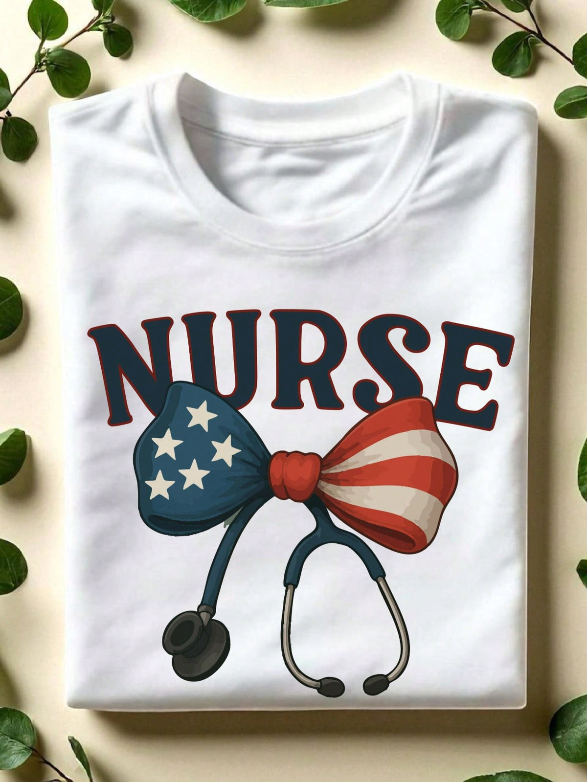 Nurse American Bow T-Shirt