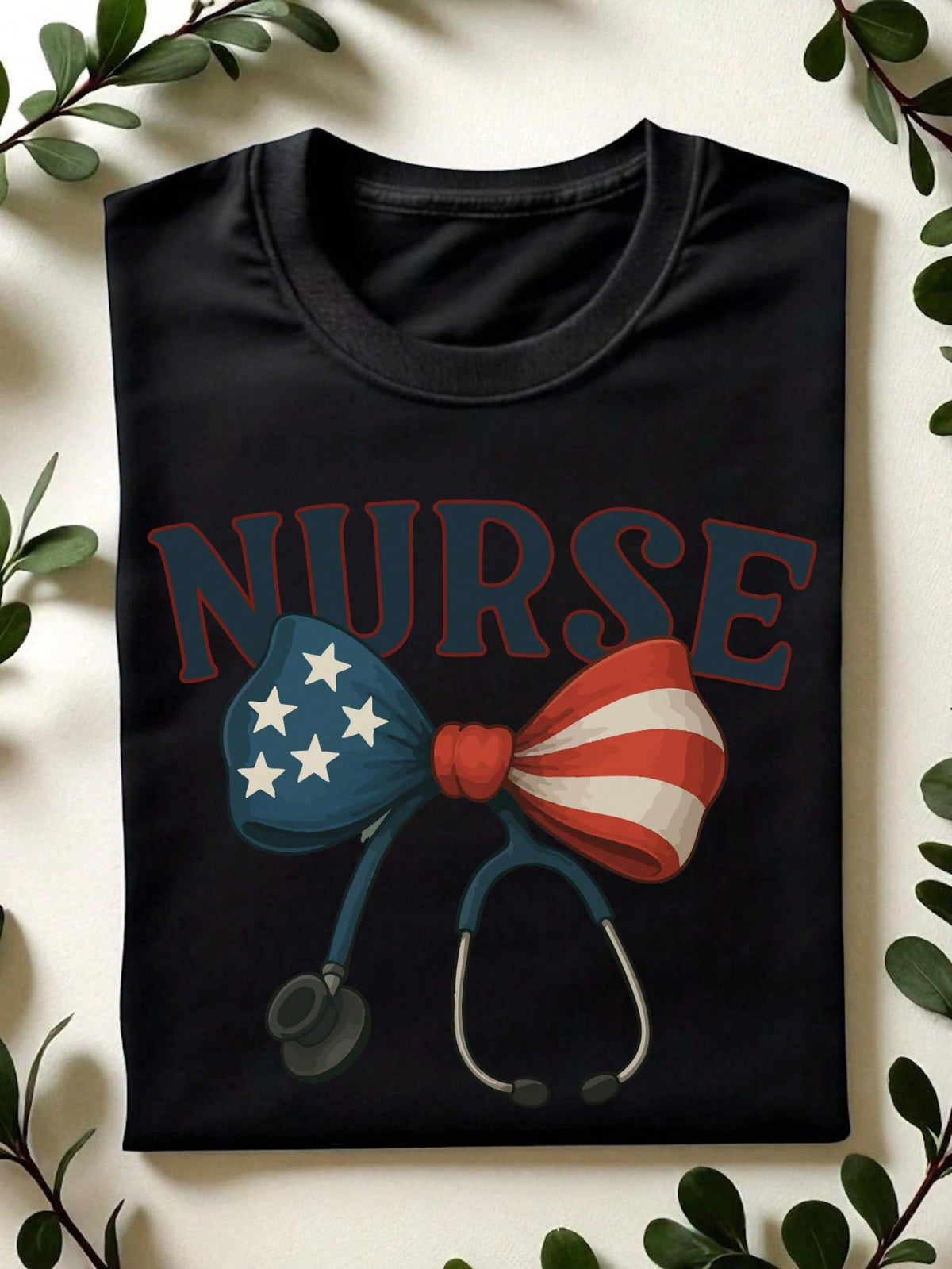 Nurse American Bow T-Shirt