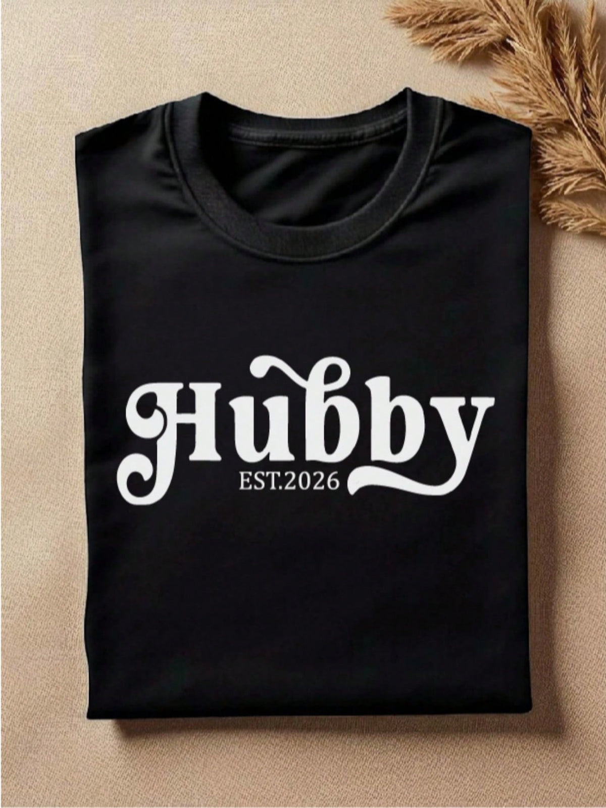 1 PC Wifey Hubby Est 2026 T-Shirt