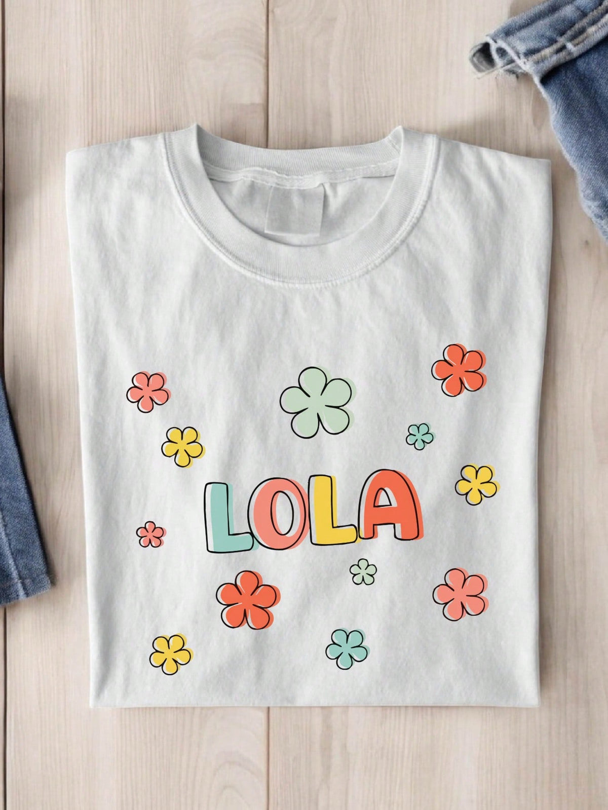Retro Lola Flower T-Shirt