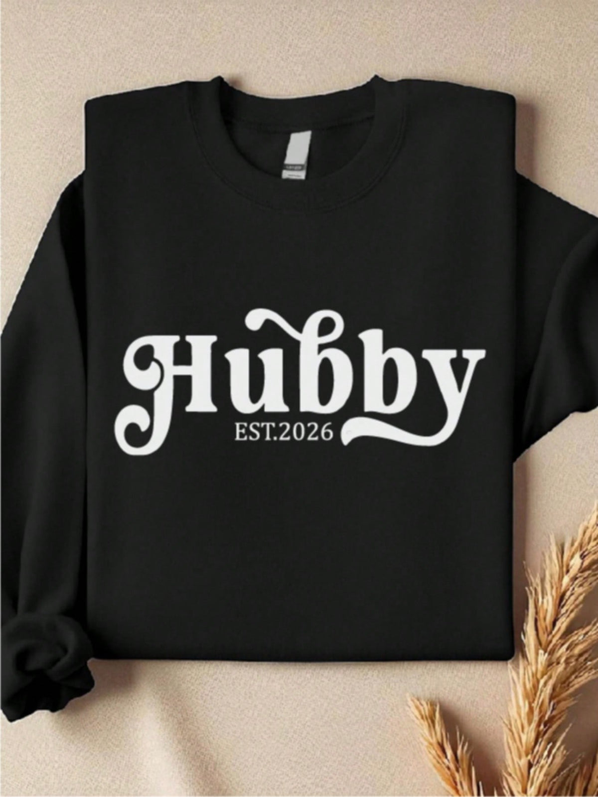 1 PC Wifey Hubby Est 2026 Sweatshirt