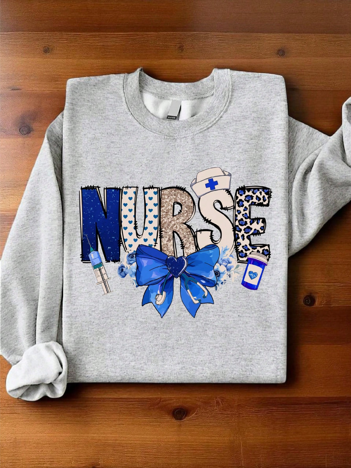Nurse Leopard Print Sweatshirt