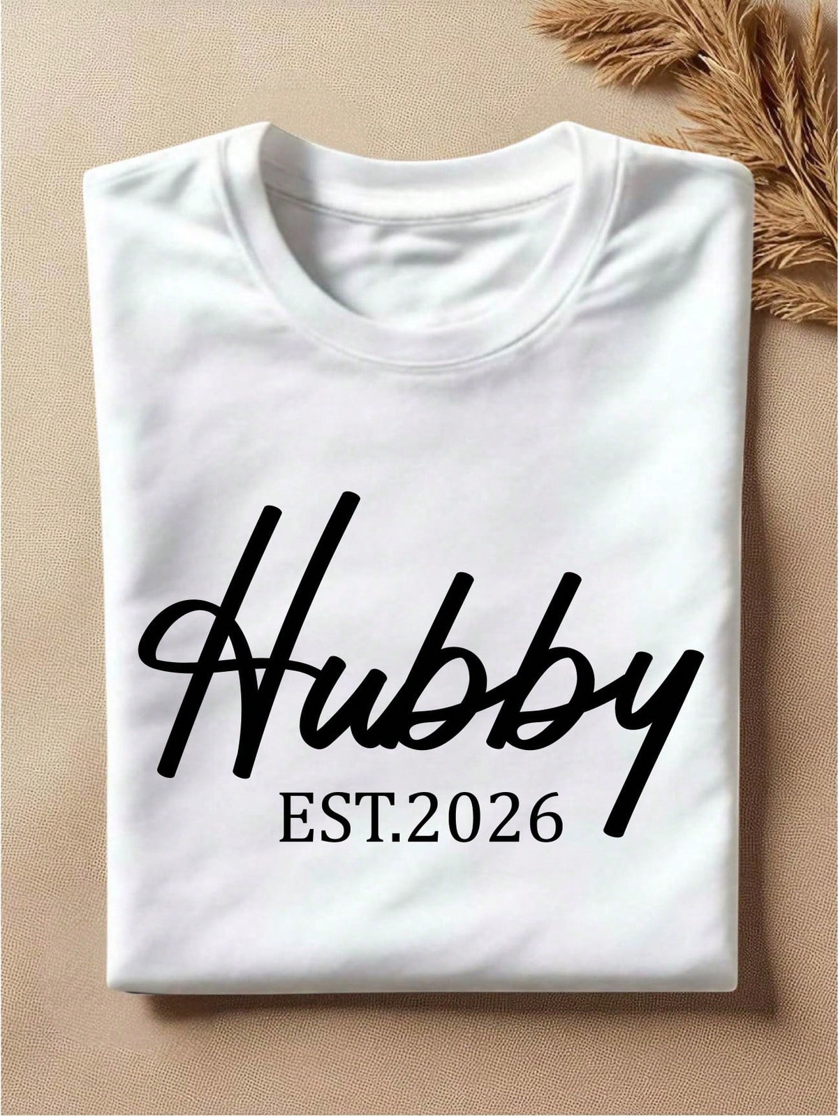 1 PC Wifey Hubby Est 2026 T-Shirt