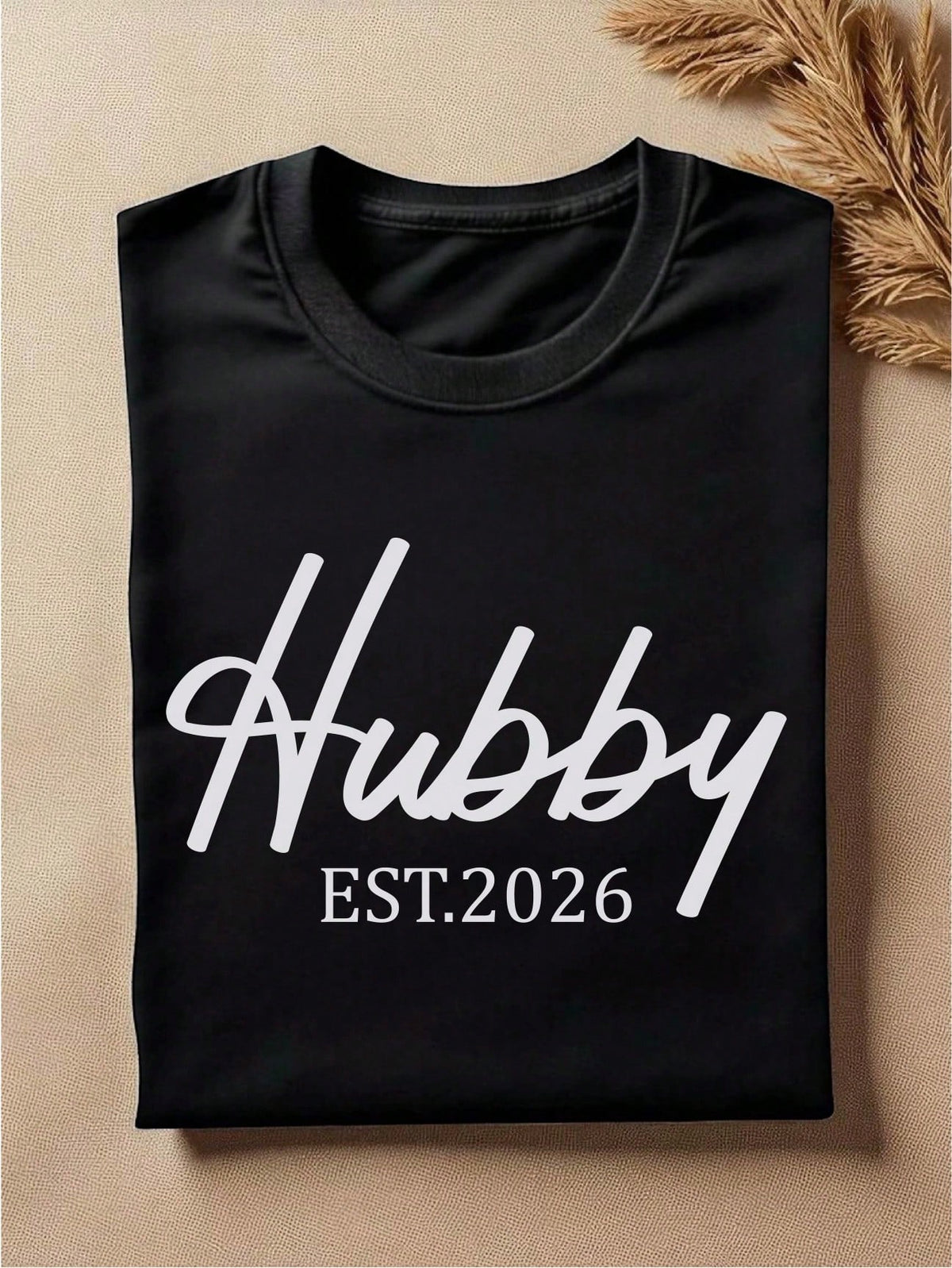 1 PC Wifey Hubby Est 2026 T-Shirt