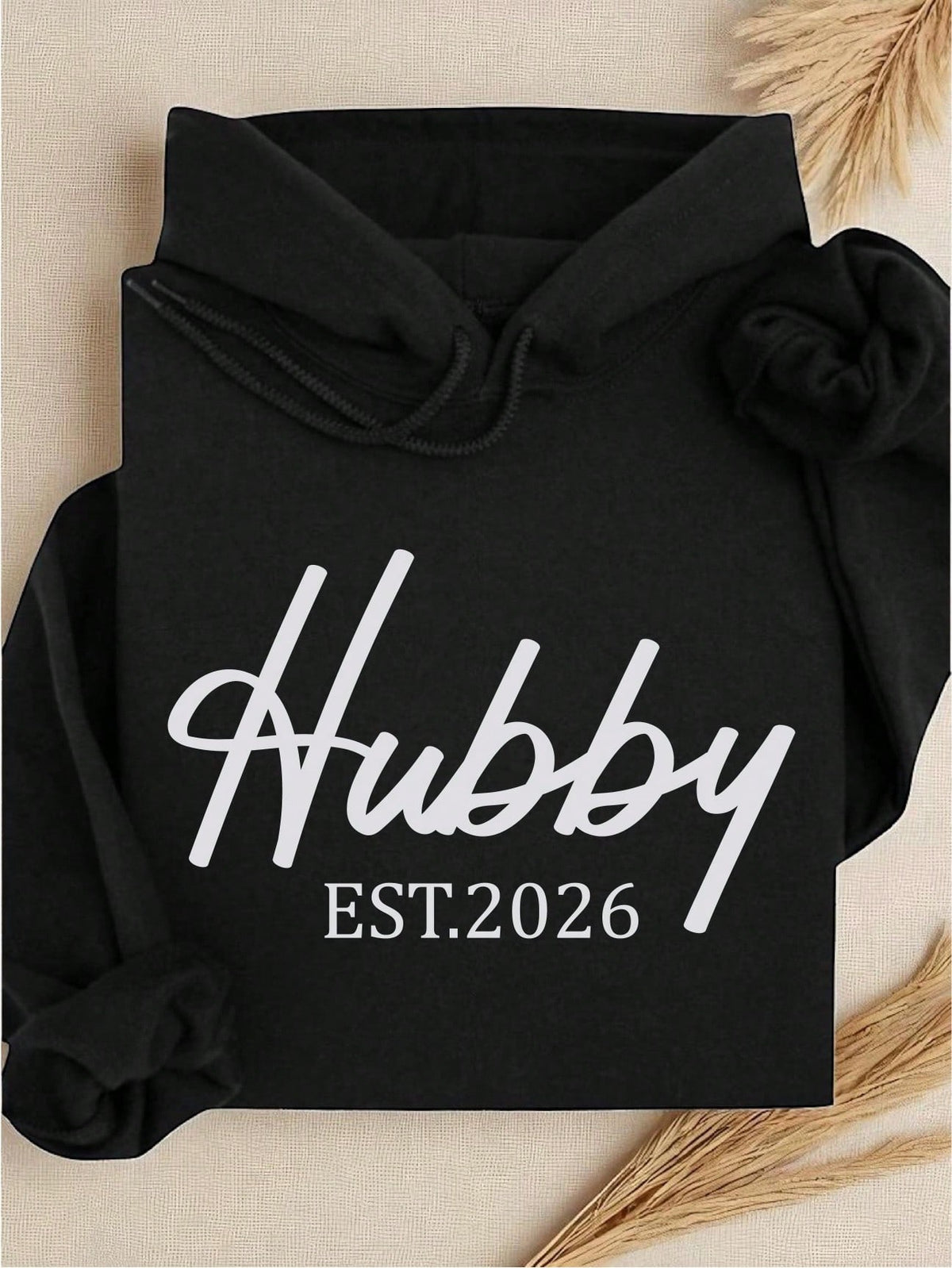 1 PC Wifey Hubby Est 2026 Hoodie