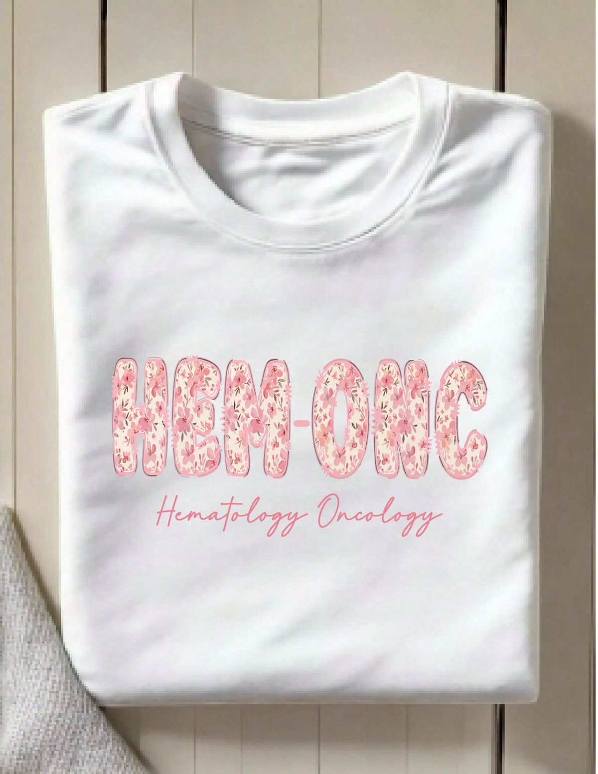 Floral HEM-ONC T-Shirt
