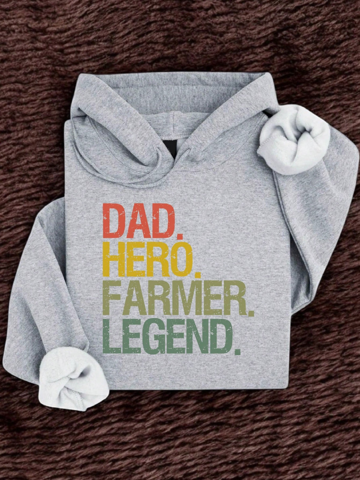 Dad Hero Farmer Legend Hoodie