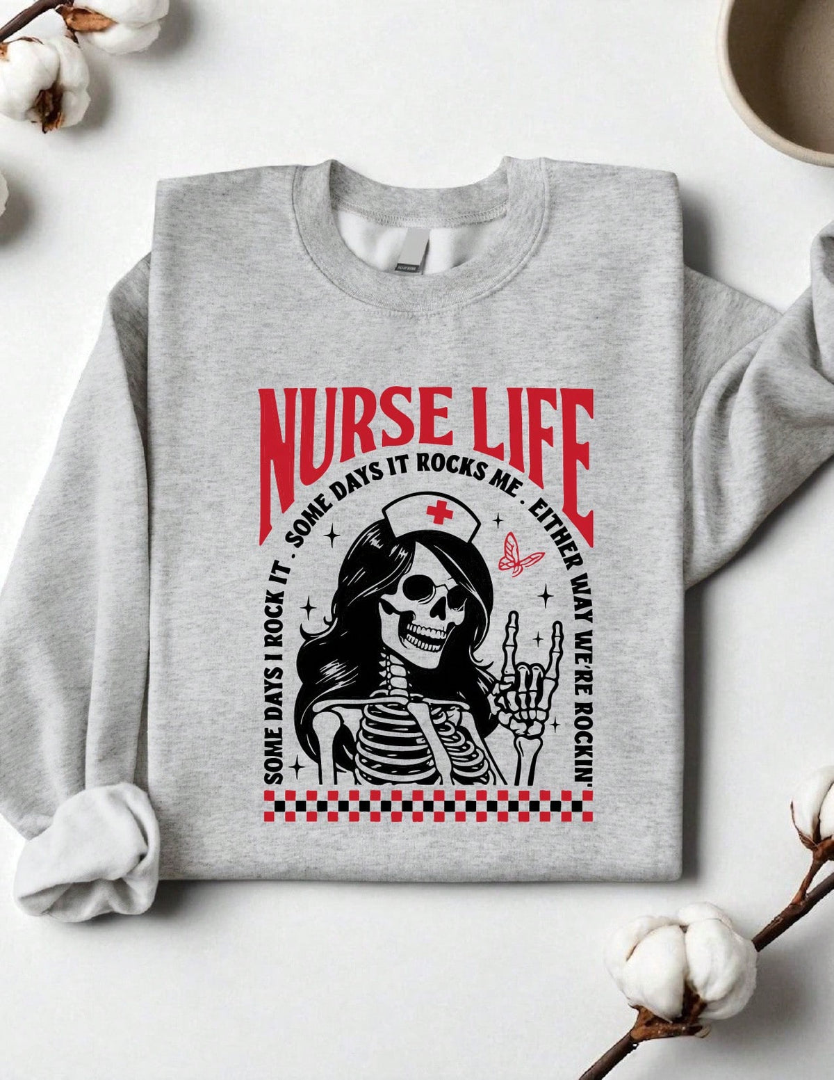 Nurse Skeleton Sweatshirt