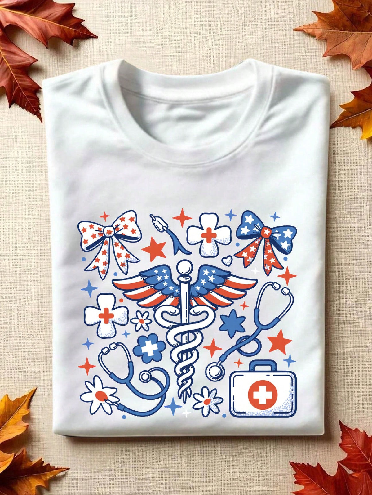 Nurse 4th Of July Coquette T-Shirt