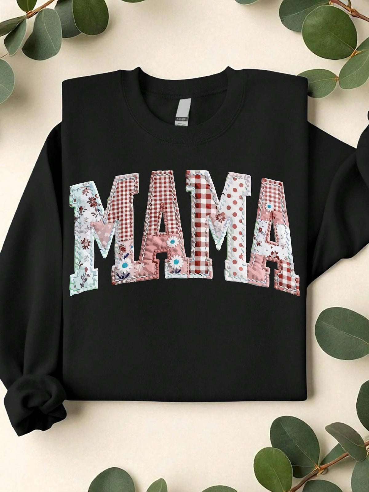 Mama Toile Patchwork Sweatshirt