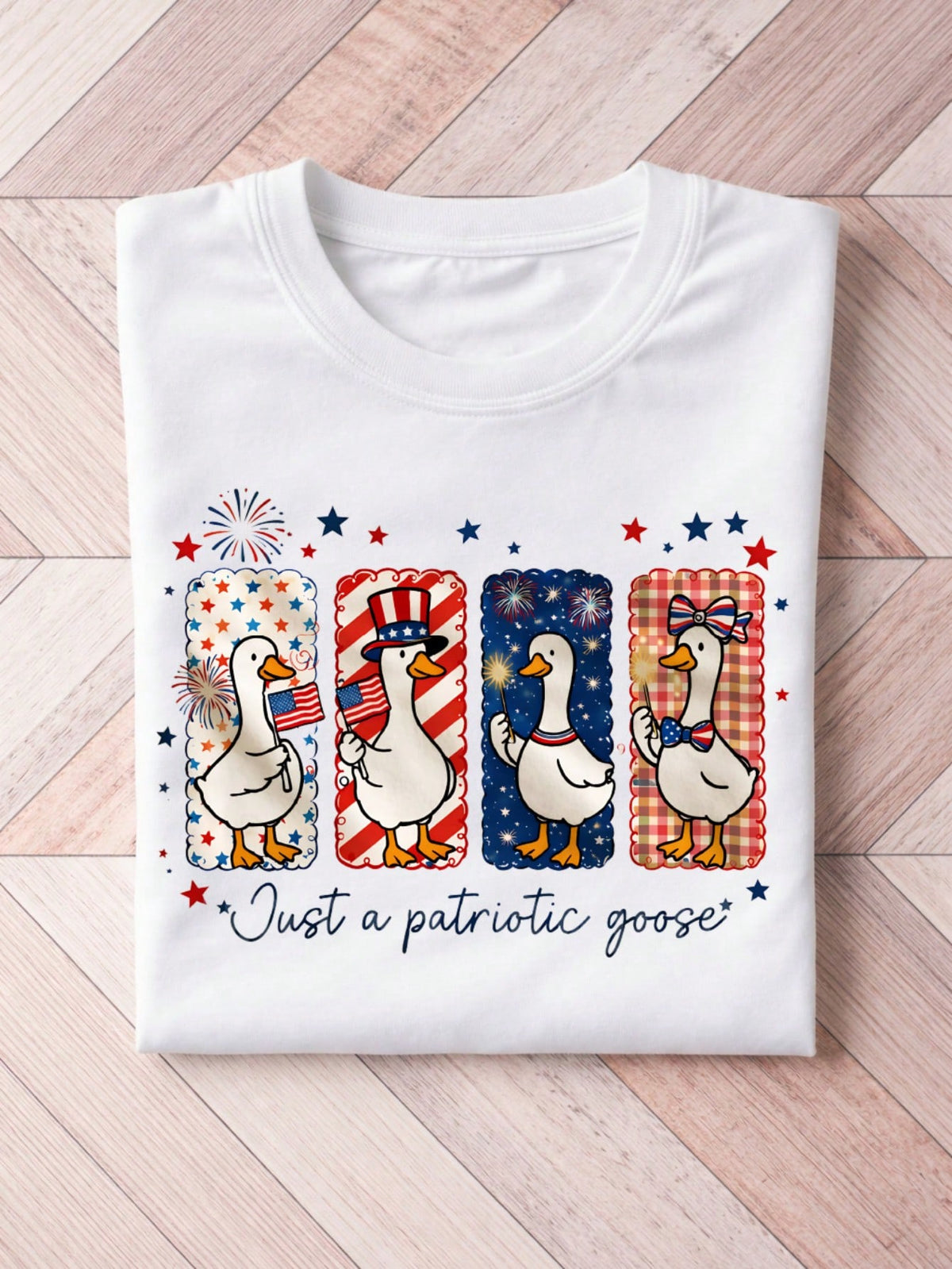 Just A Patriotic Goose T-Shirt