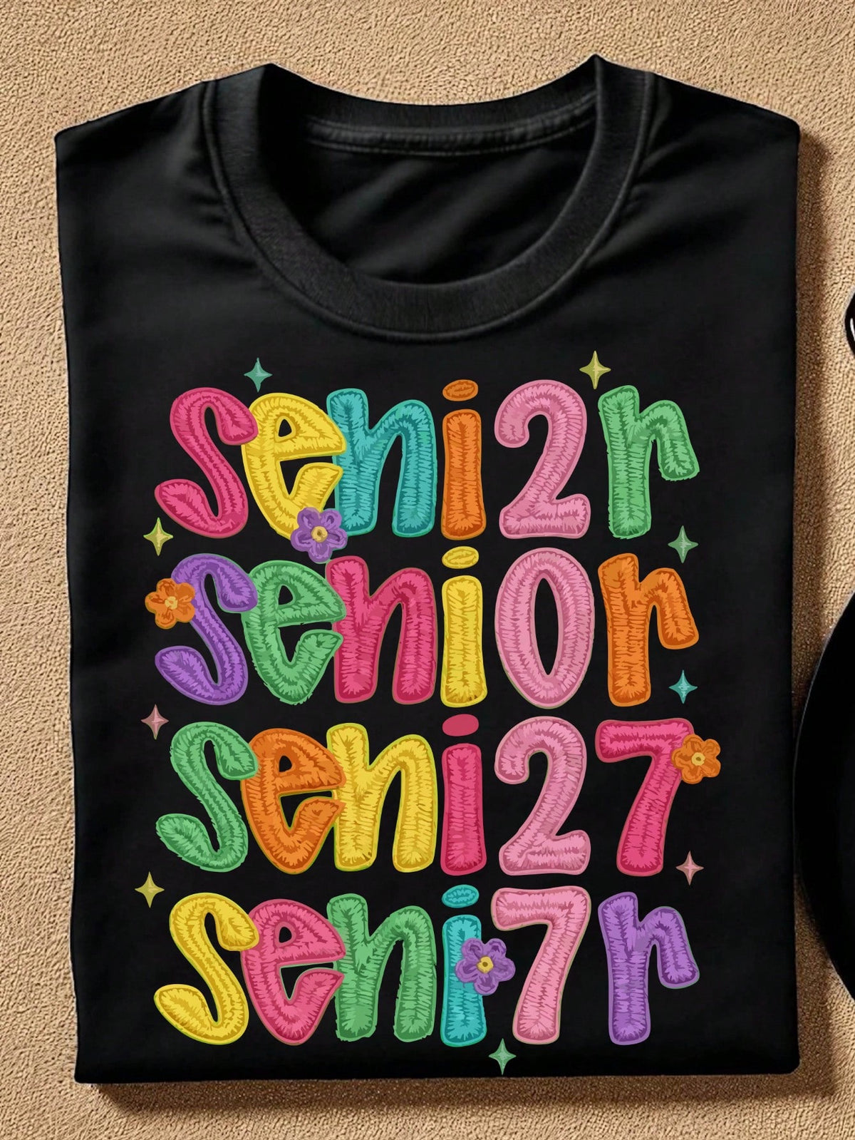 Senior 2027 Faux Yarn T-Shirt