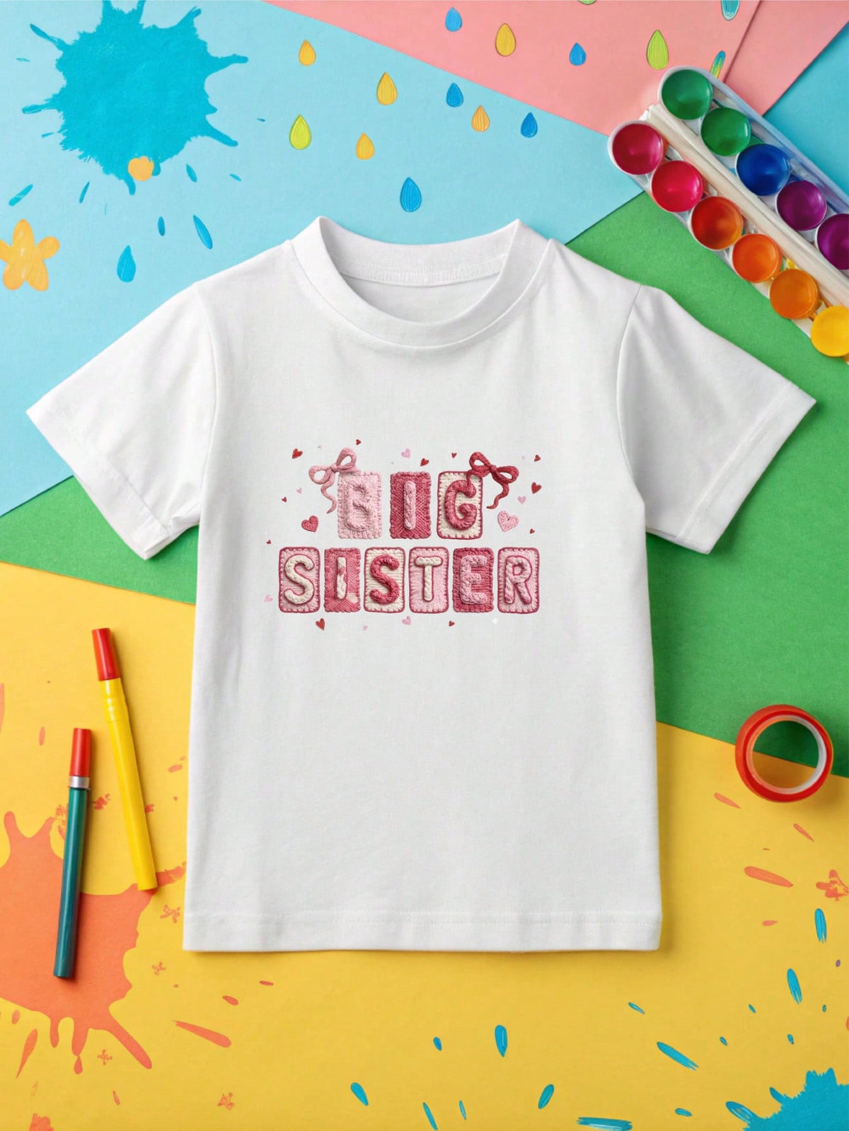 1 PC Big & Little Sister Bodysuit
