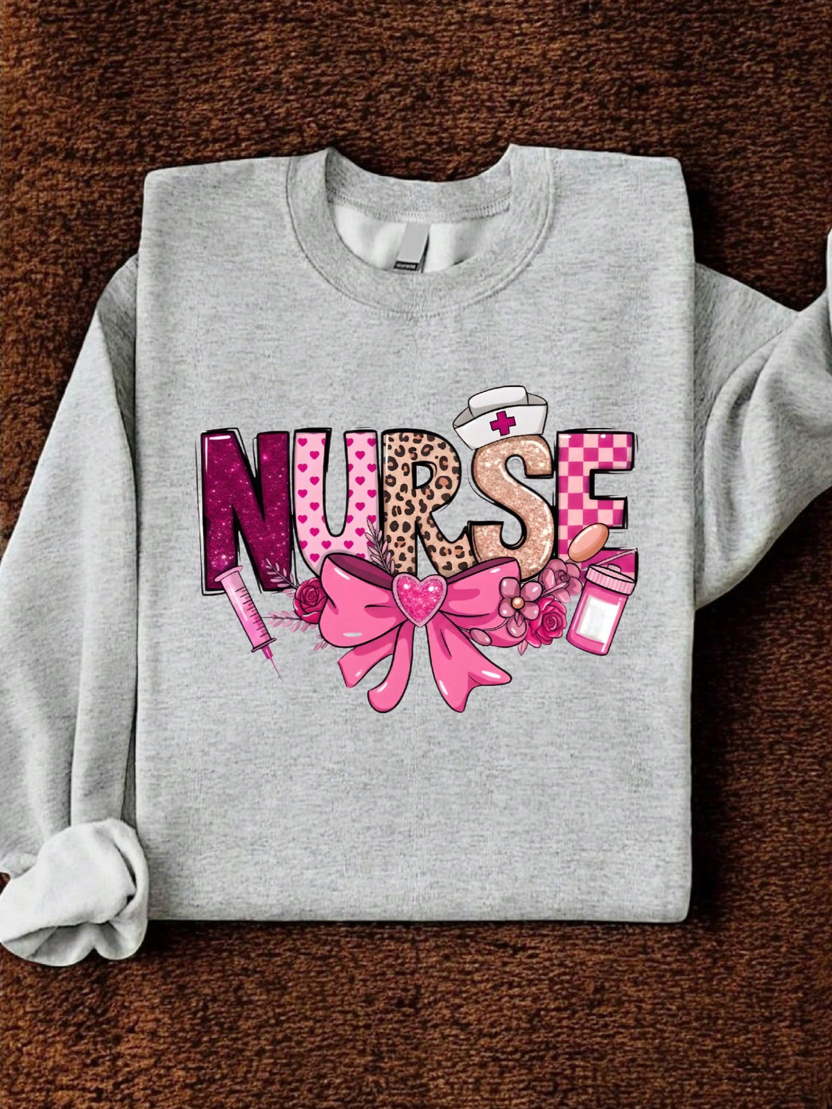 Pink Nurse Sweatshirt