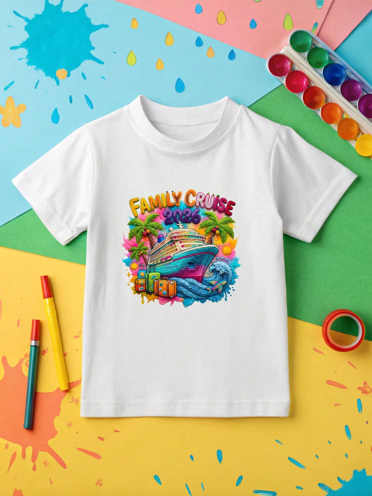 Family Cruise 2026 Kids T-Shirt
