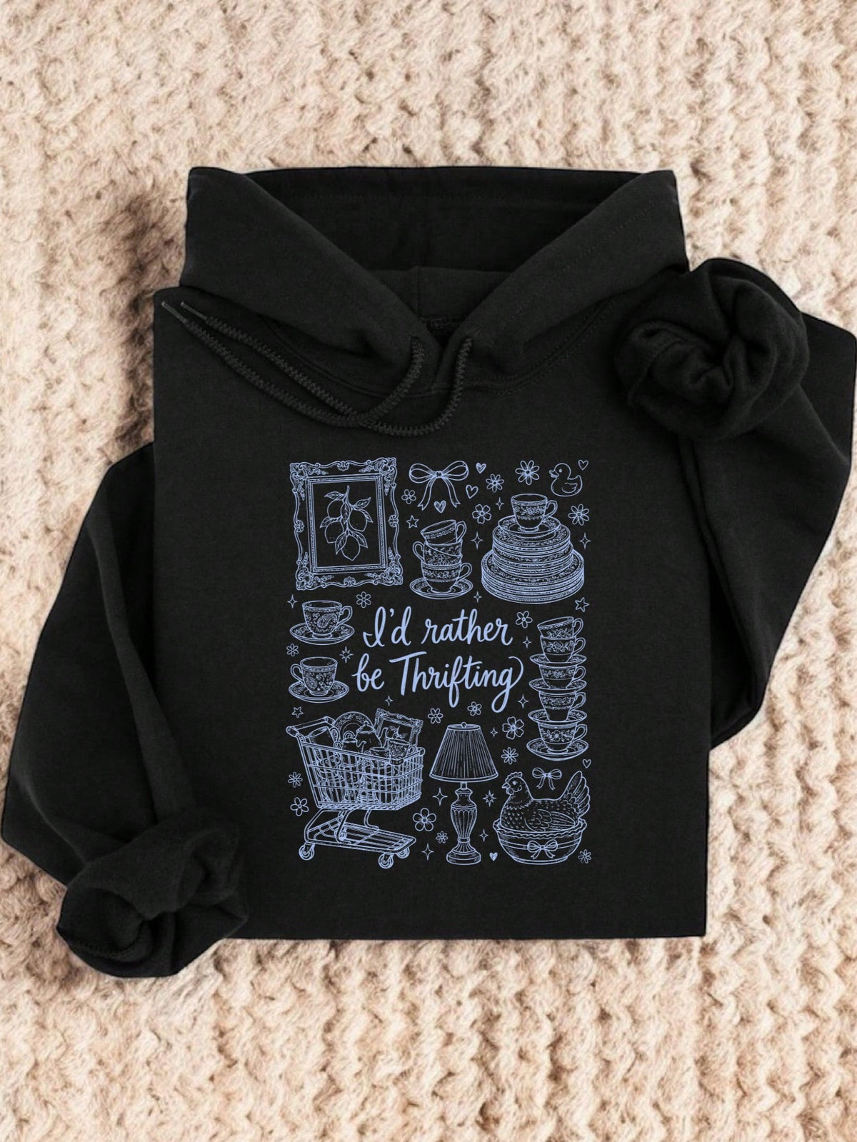 I'd Rather Be Thrifiting Hoodie