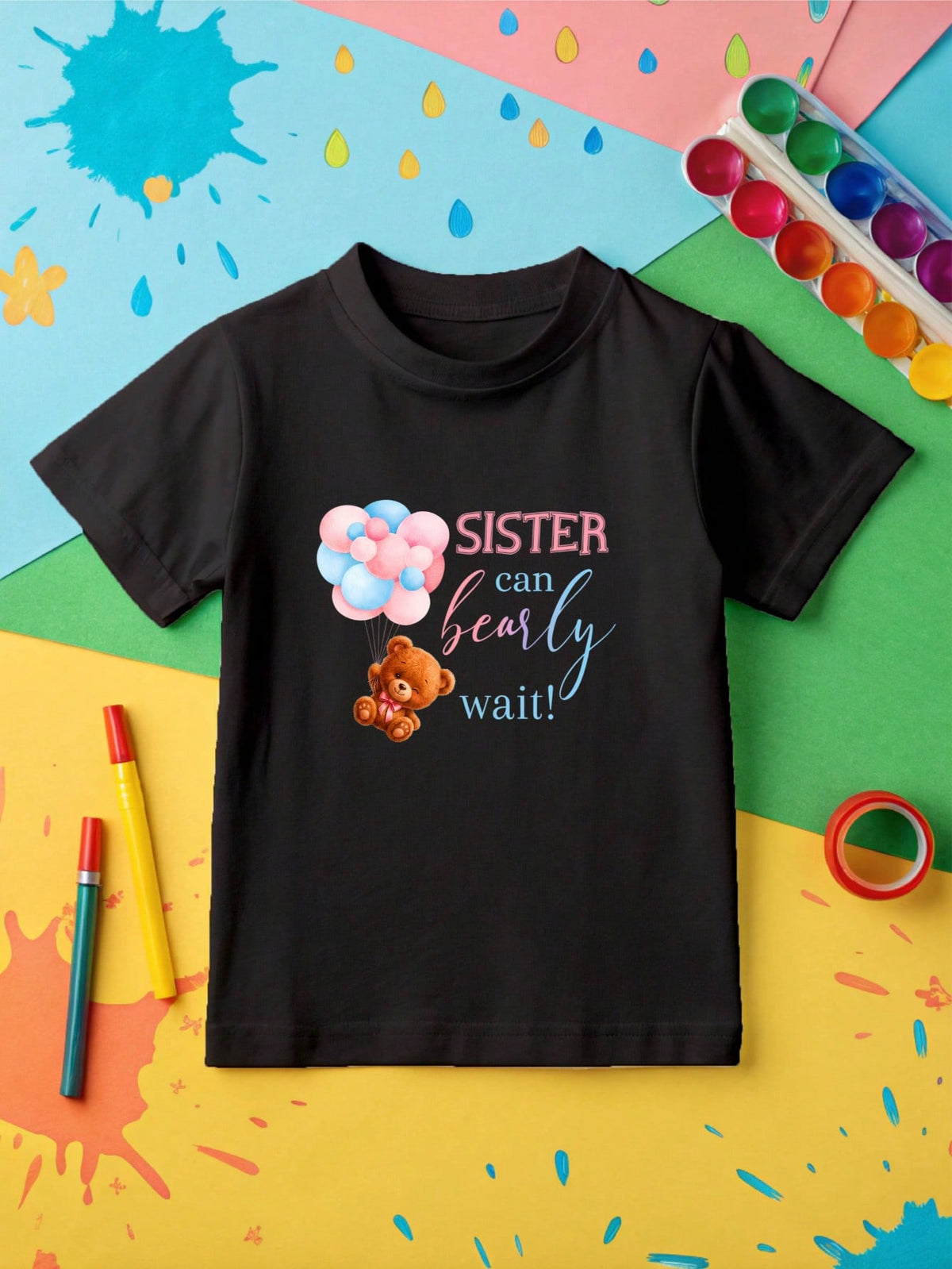 1 PC Gender Reveal Kids T-Shirt